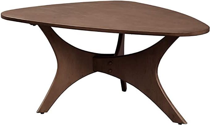 Well Known Pecan Brown Triangular Coffee Tables With Regard To Amazon: Ink+ivy Blaze Accent Tables – Wood Coffee Table – Solid (View 7 of 10)