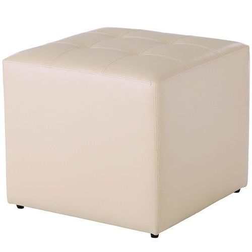 Well Known Watson Ivory Square Tufted Ottoman (View 6 of 10)