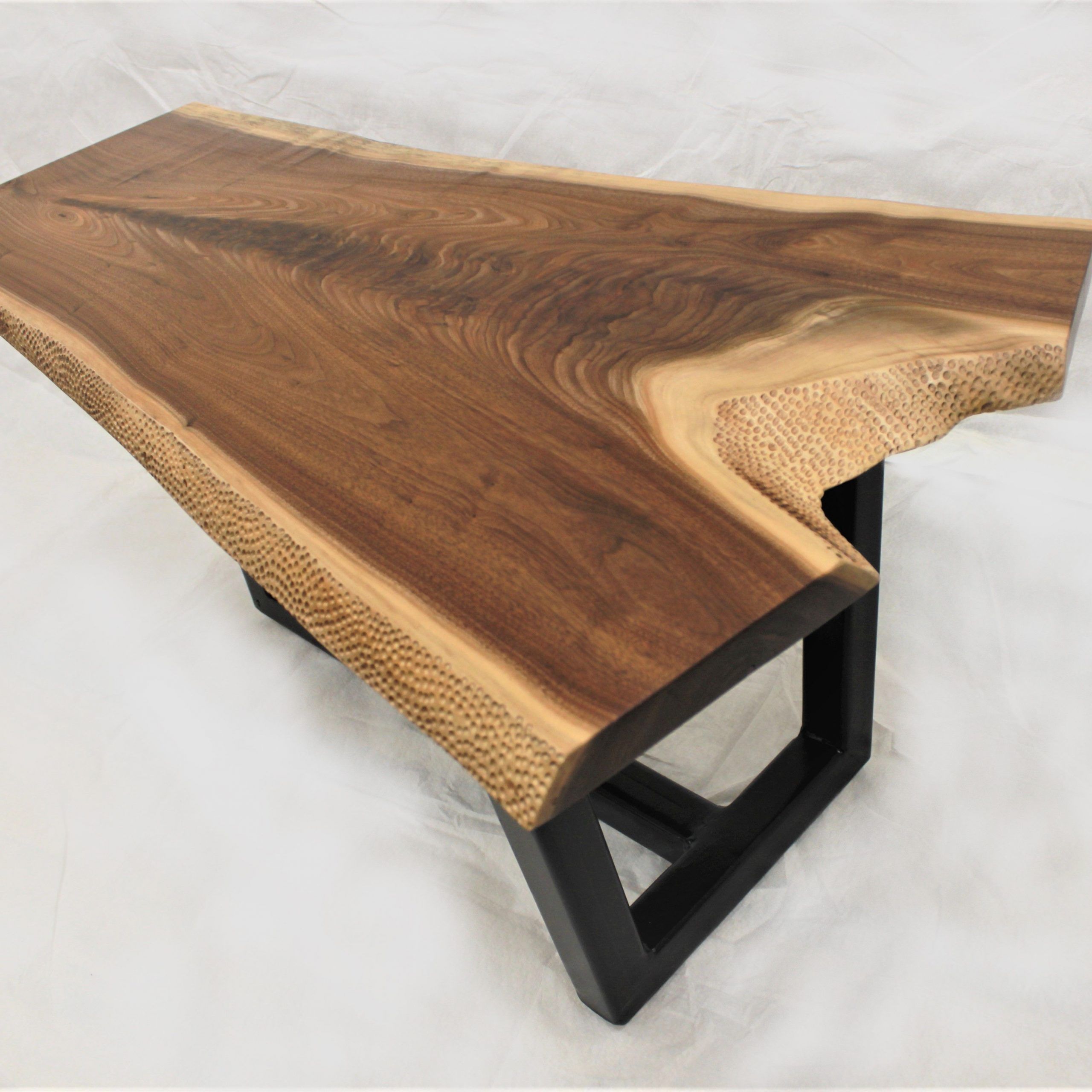Well Liked Buy Hand Crafted Live Edge Black Walnut Coffee Table, Made To Order Pertaining To Hand Finished Walnut Coffee Tables (View 4 of 10)