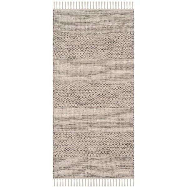 White And Gray Geometric Hand Woven Cotton And Wool Pouf Ottomans Within Well Known Roll Out Rustic Charm In Any Room With This Must Have Area Rug (View 5 of 10)