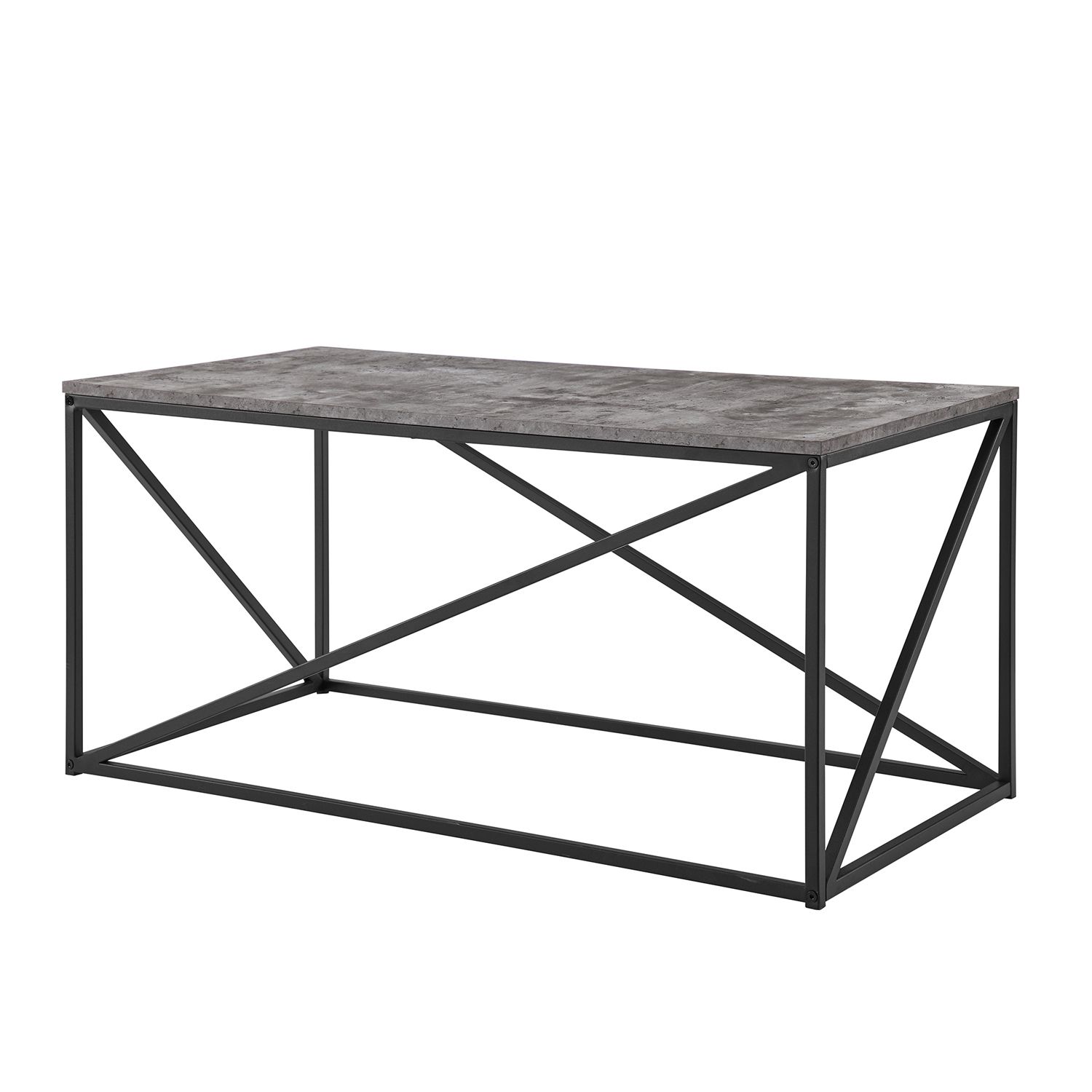 Widely Used Modern Geometric Dark Gray Coffee Table – Pier1 For White Geometric Coffee Tables (View 4 of 10)