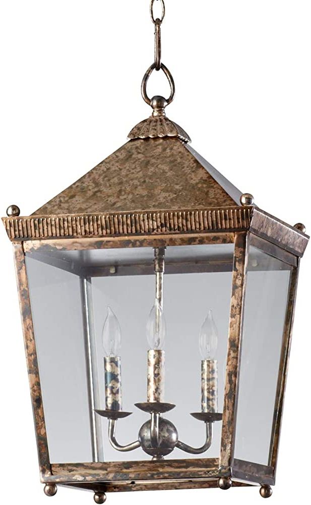 Amazon: Cyan Design Ranch House Ii Three Light Lantern Chandeliers &  Pendants : Tools & Home Improvement Pertaining To Widely Used Three Light Lantern Chandeliers (View 6 of 10)