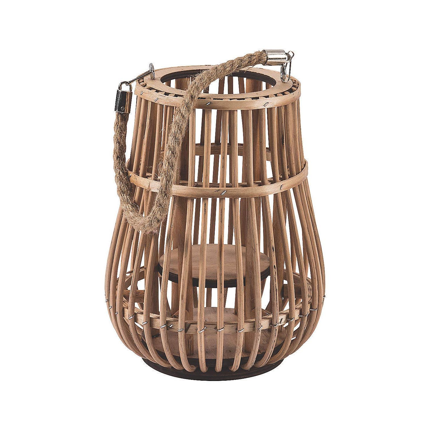 Amazon: Rattan Natural Lantern With Handle – Great For Wedding And Home  Decorations : Home & Kitchen Regarding Famous Natural Rattan Lantern (View 4 of 10)