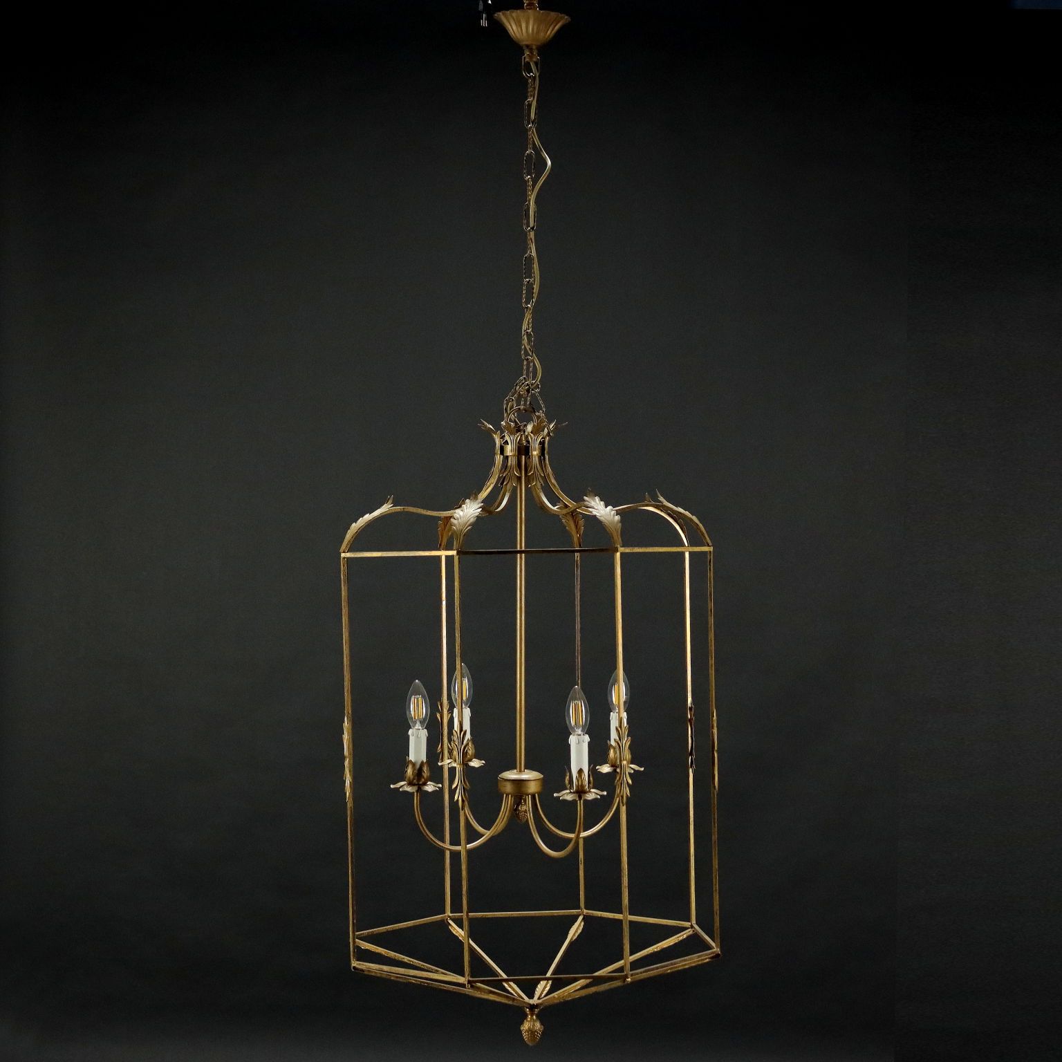Antique Gild Lantern Chandeliers Within Most Up To Date Chandelier Bronze Italy Xx Century, Italy Early 20th Century, Antiques,  Chandeliers And Lamps, Dimanoinmano (View 1 of 10)