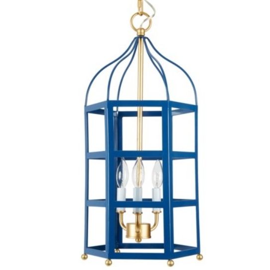 Blue Lantern Chandeliers Intended For Preferred Hanging Pendant Lantern Chandelier (View 3 of 10)