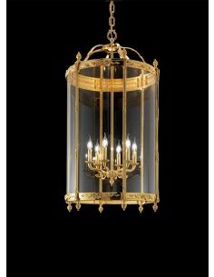 Classic – Rustic Pendant Lamps And Chandeliers Pertaining To Trendy Antique Gild Lantern Chandeliers (View 6 of 10)
