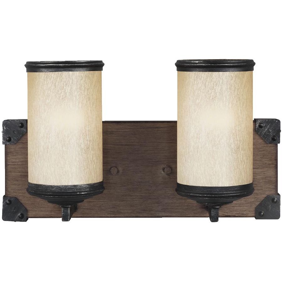 Creme Parchment Glass Lantern Chandeliers Inside 2020 Sea Gull – 2 Light Stardust Dunning Vanity Light Fixture With Creme  Parchment Glass :: Weeks Home Hardware (View 5 of 10)