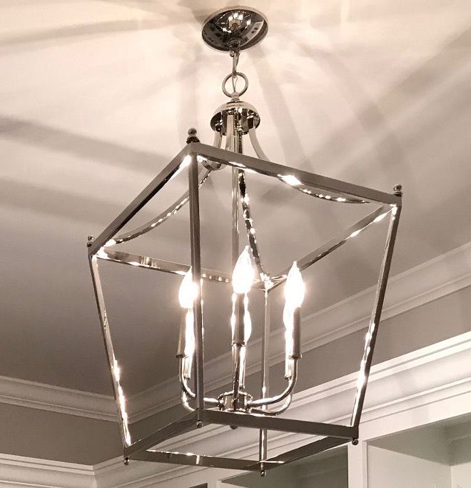 Lighting Pendant Lantern Polished Nickel Kitchen Pendants Foyer Pendants  Hall Pendants Bathro… (View 8 of 10)