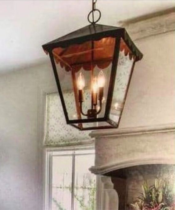 Most Up To Date Copper Lantern Pendant Lighting Copper Light Fixture Kitchen – Etsy Throughout Vintage Copper Lantern Chandeliers (View 6 of 10)