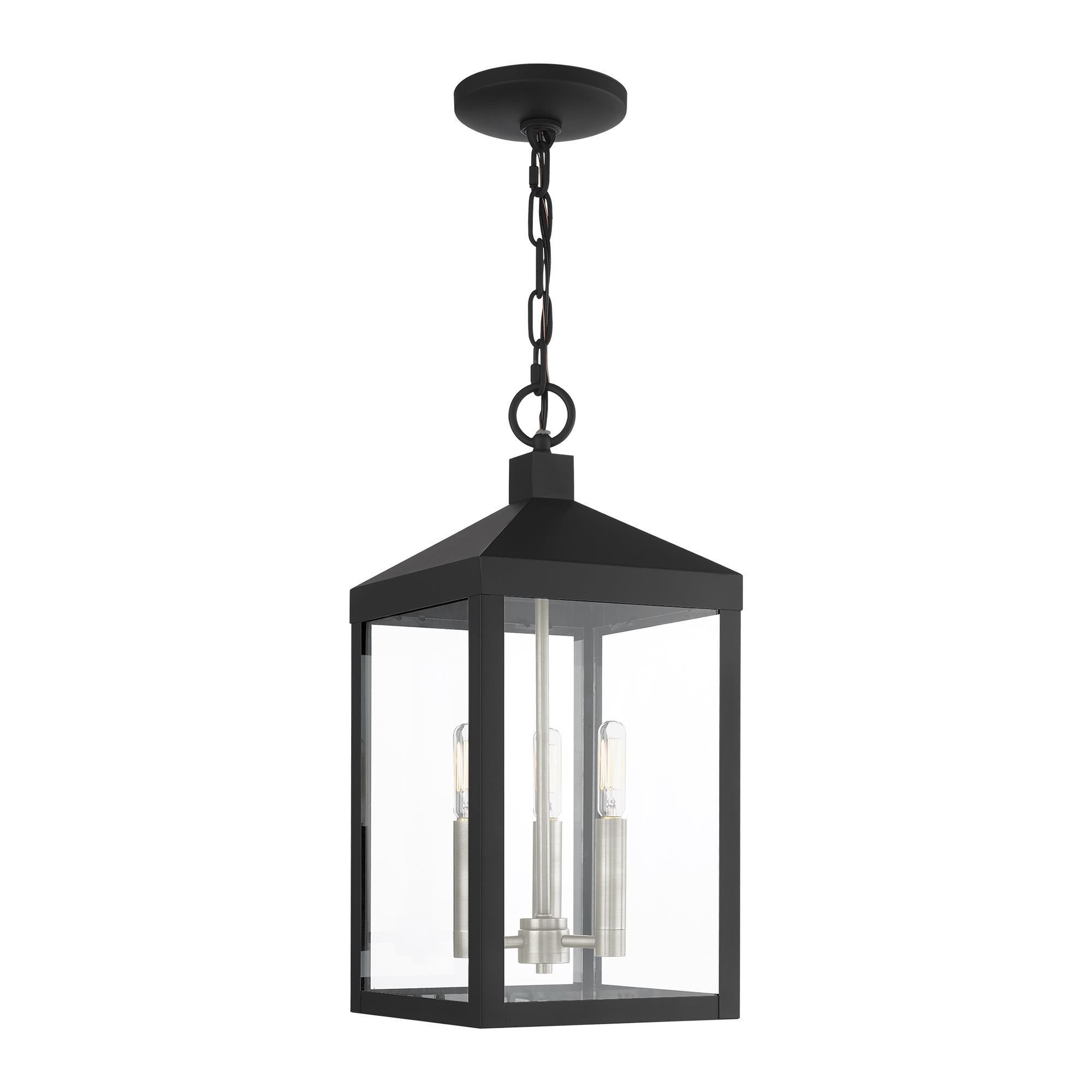 Nyack 18 Inch Tall 3 Light Outdoor Hanging Lantern (View 6 of 10)