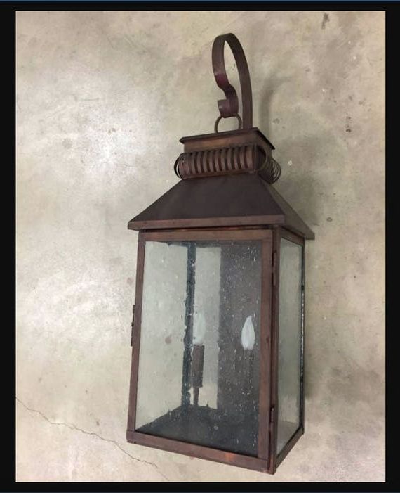 Popular Copper Lantern Chandelier Outdoor Kitchen Island Pendant Light – Etsy With Regard To Vintage Copper Lantern Chandeliers (View 7 of 10)