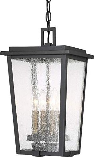 Preferred Sand Black Lantern Chandeliers For Amazon: Minka Lavery 72754 66g Cantebury Outdoor Pendant Ceiling  Lighting, 4 Light, 240 Watts, Sand Black Burnt Gold (16"h X 9"w) :  Everything Else (View 7 of 10)