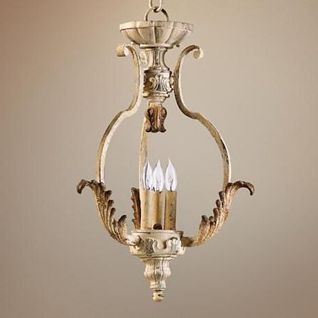 Quorum Florence 16" Wide 3 Light Persian White Chandelier – #w (View 5 of 10)