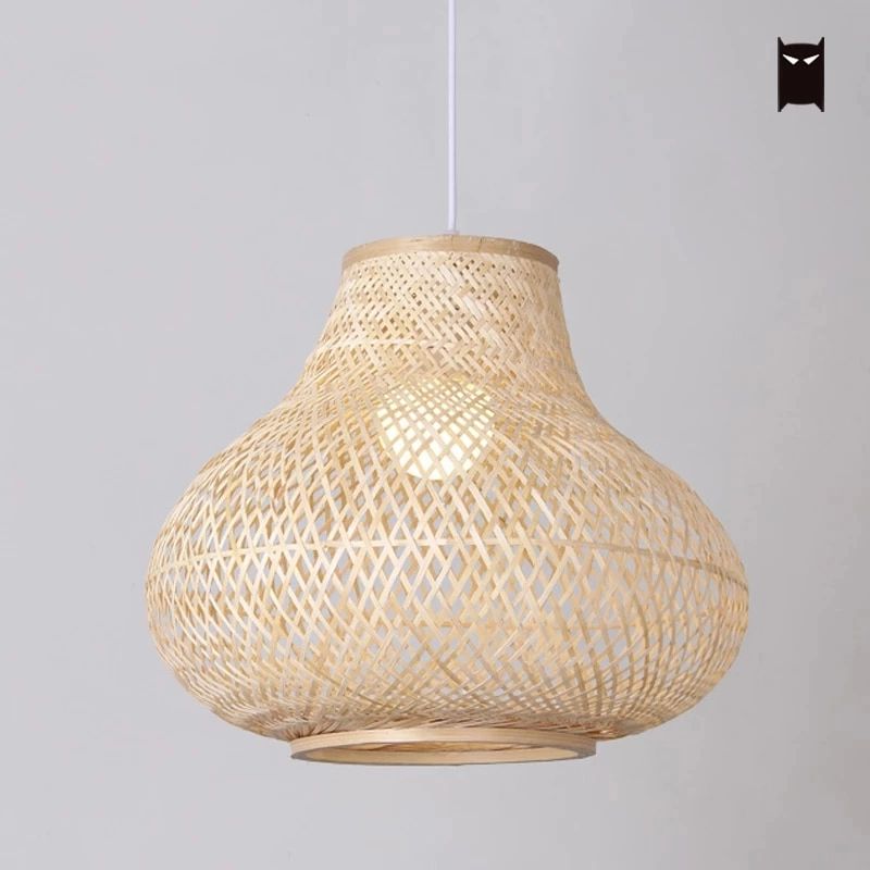 Rattan Lantern Chandeliers With Well Known Bamboo Weaving Rattan Lantern Pendant Light Fixture Southeast Asian Country  Japanese Style Hanging Ceiling Lamp Home Dining Room – Pendant Lights –  Aliexpress (View 9 of 10)