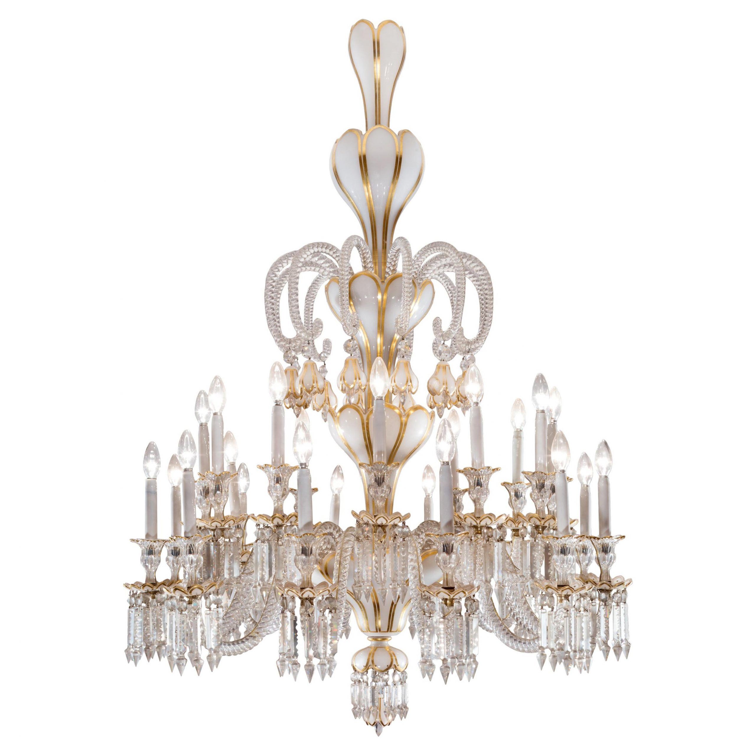 Rosaline Crystals Lantern Chandeliers Throughout Most Current 19th C (View 8 of 10)