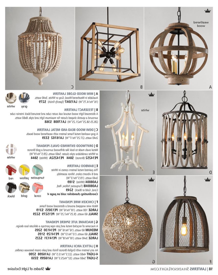 Shades Of Light – Harbor Haven 2018 – Driftwood Entwined Ovals Pendant – 5  Light With Regard To Most Current Weathered Driftwood And Gold Lantern Chandeliers (View 1 of 10)