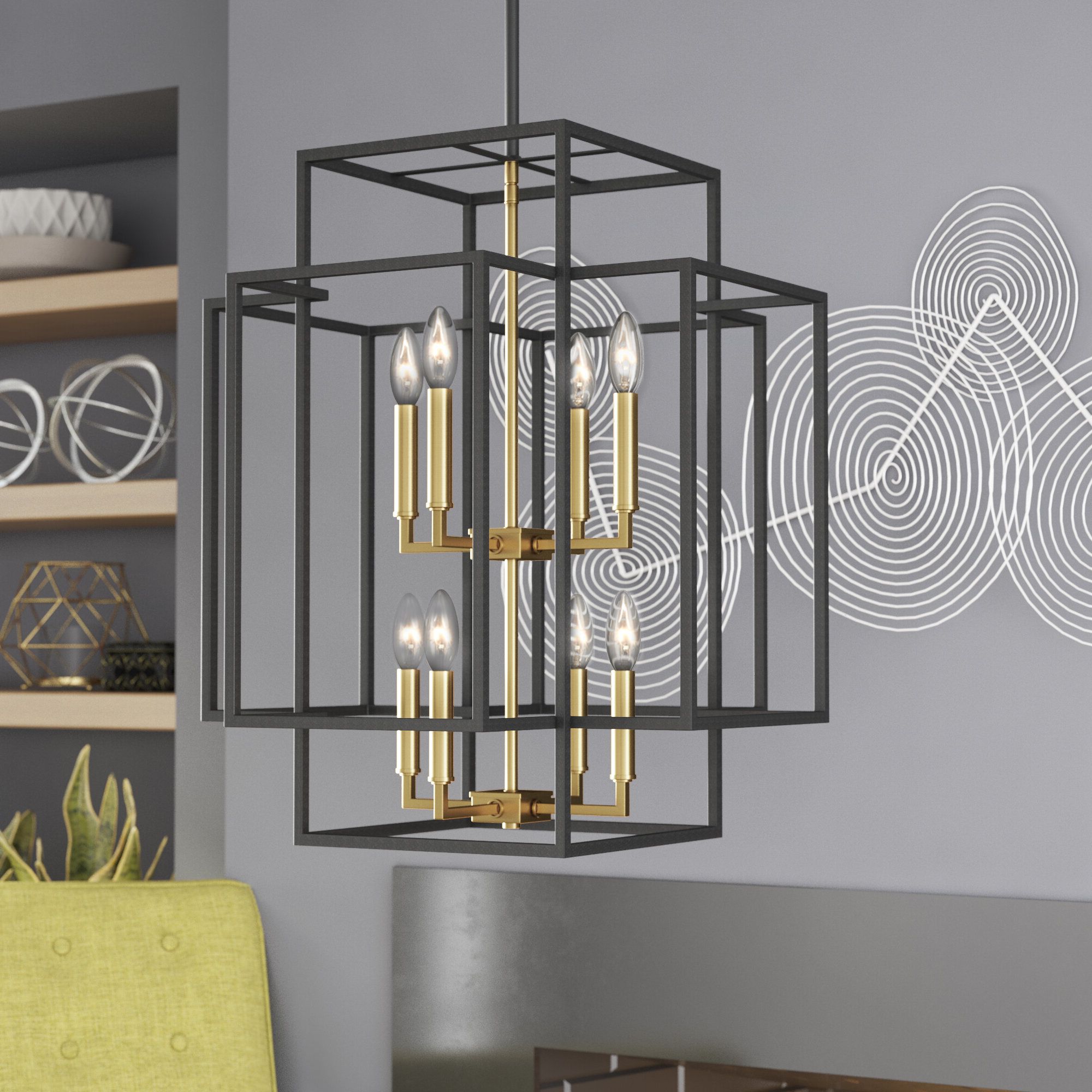 Wayfair For Fashionable Eight Light Lantern Chandeliers (View 3 of 10)