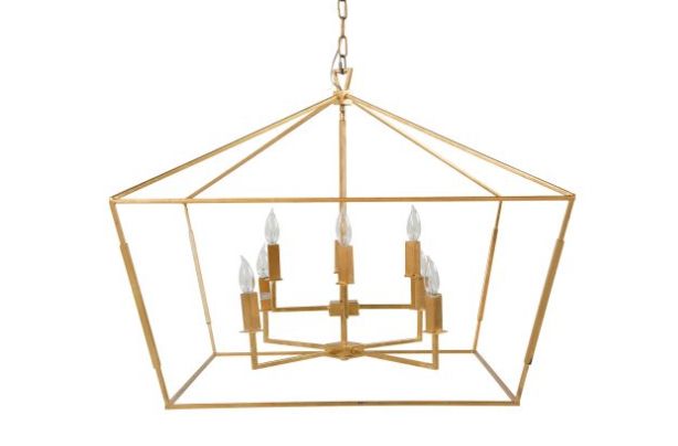 Well Known Batalle Brass Open Cage Lantern Chandelier Within Aged Brass Lantern Chandeliers (View 6 of 10)