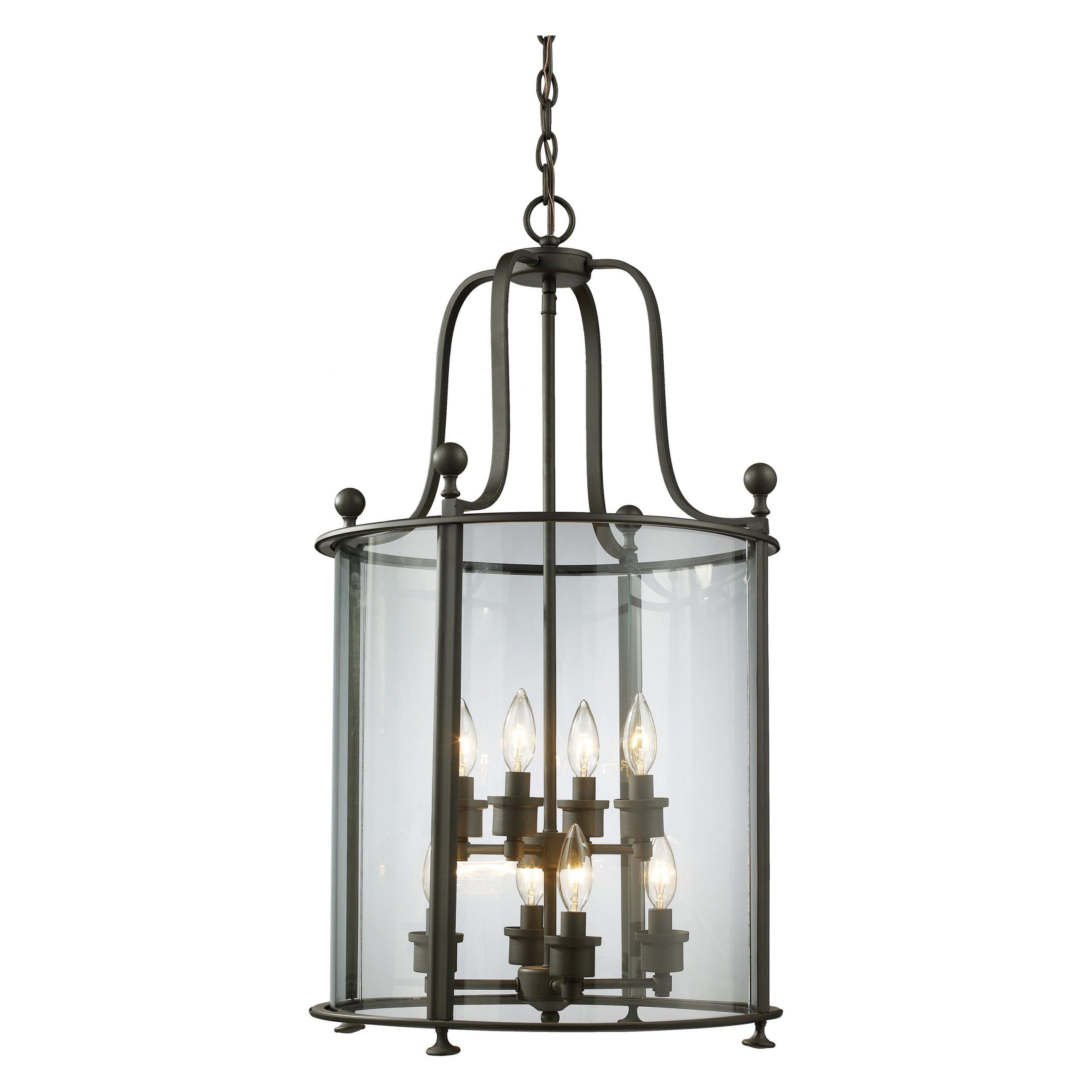 Well Known Eight Light Lantern Chandeliers Intended For 8 Light Pendant 135 8 – Walmart (View 8 of 10)