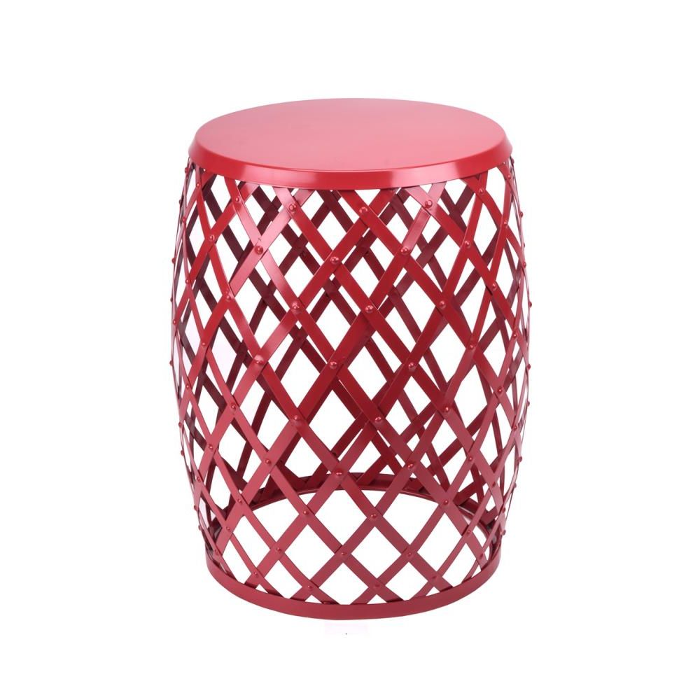 2019 18 In Red Outdoor Round Steel Plant Stand At Lowes Regarding Red Plant Stands (View 1 of 10)
