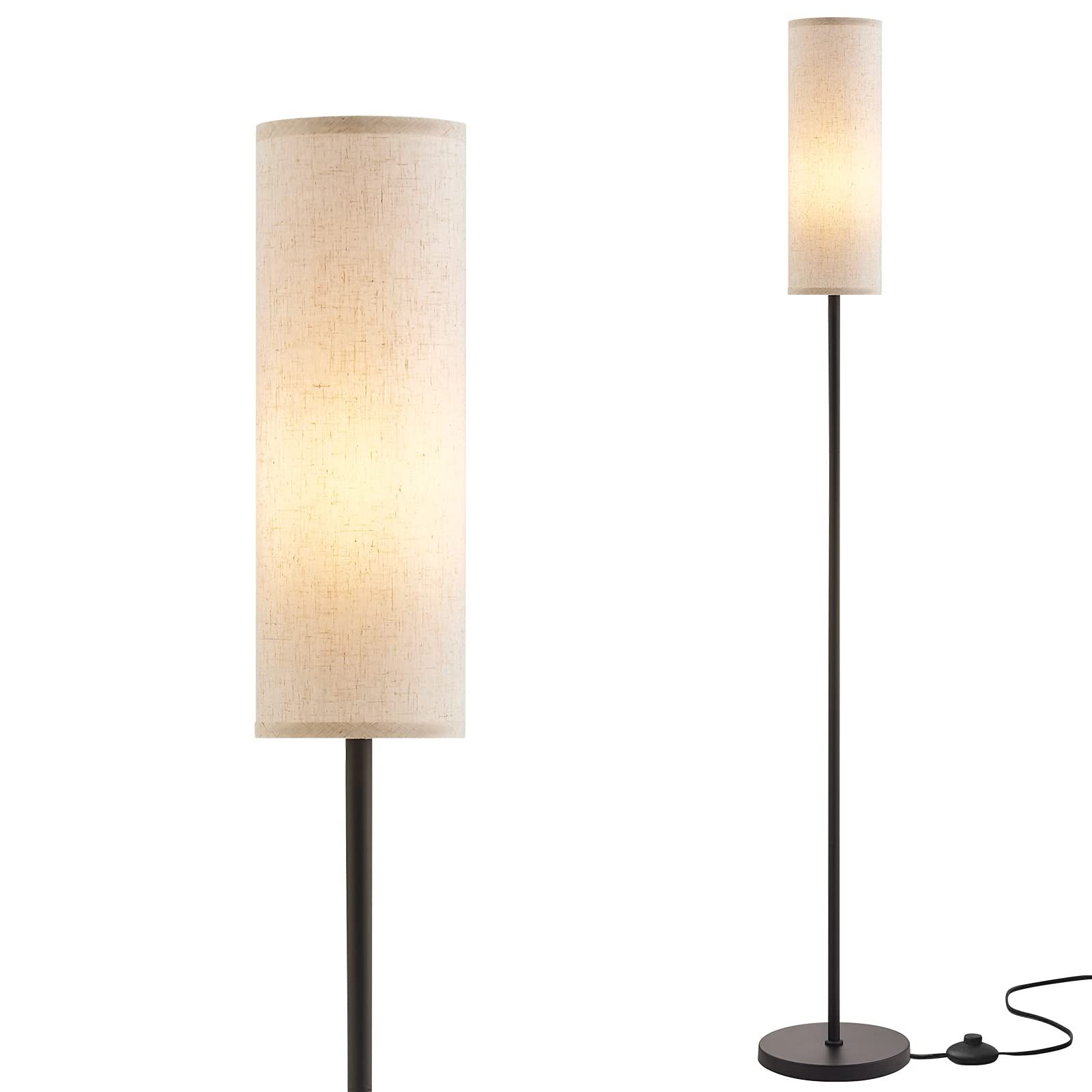 2019 Ambimall Floor Lamp For Living Room Modern – Pole Lamps For Bedrooms Tall,  Modern Standing Lamps With Pertaining To Minimalist Standing Lamps (View 2 of 10)