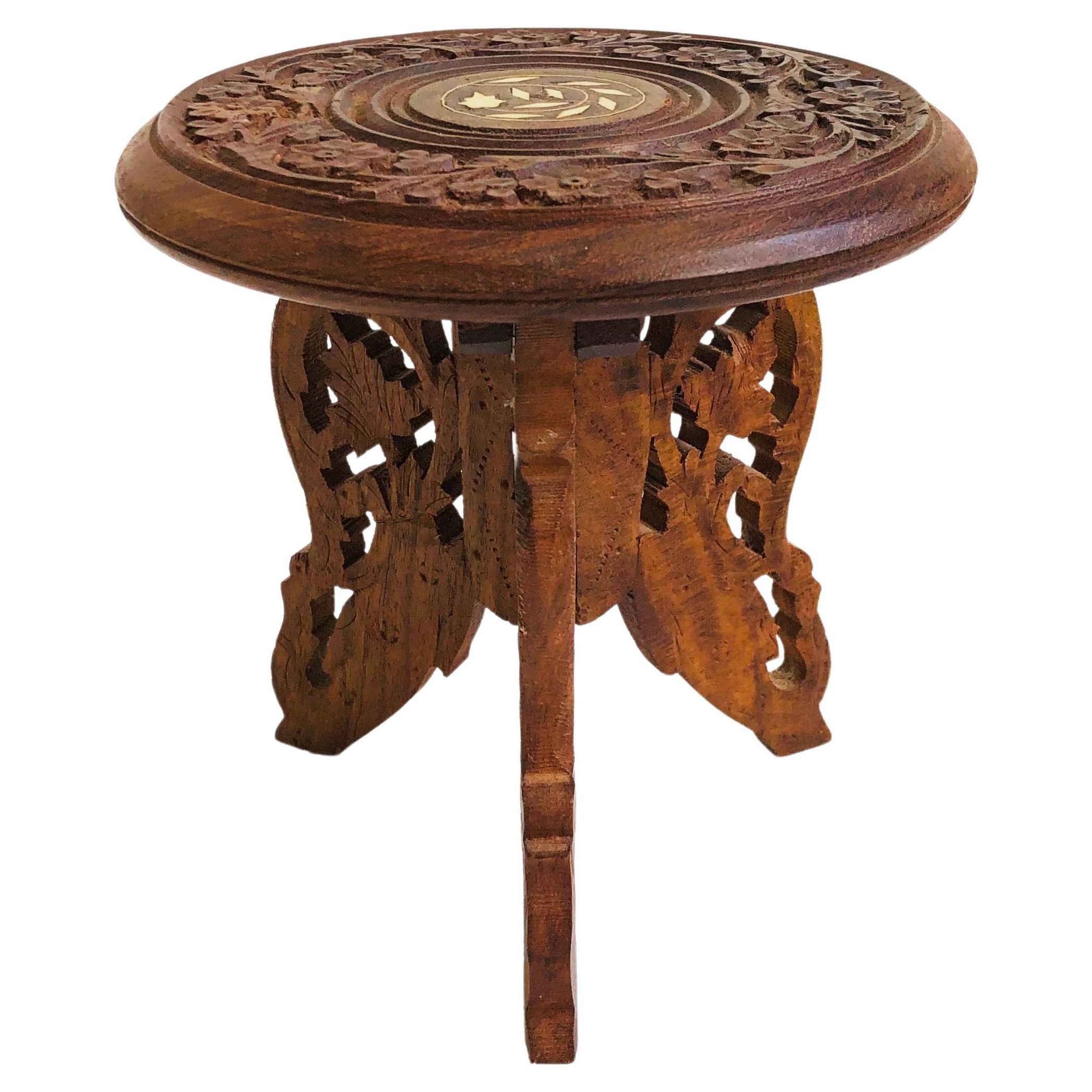 2019 Carved Plant Stands Pertaining To Vintage Medium Carved Wood Plant Stand For Sale At 1stdibs (View 3 of 10)