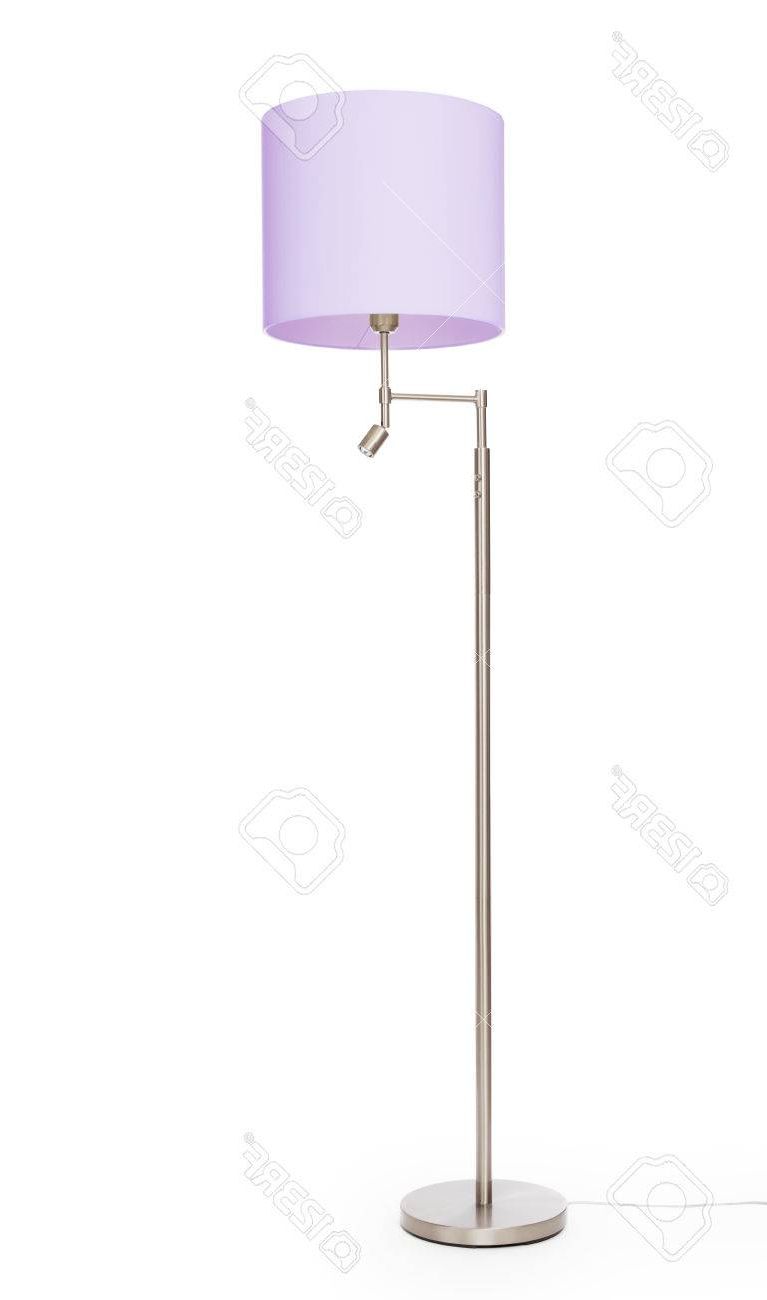 2019 Purple Standing Lamps Within Purple Floor Lamp, Isolated On White Background Stock Photo, Picture And  Royalty Free Image. Image  (View 8 of 10)