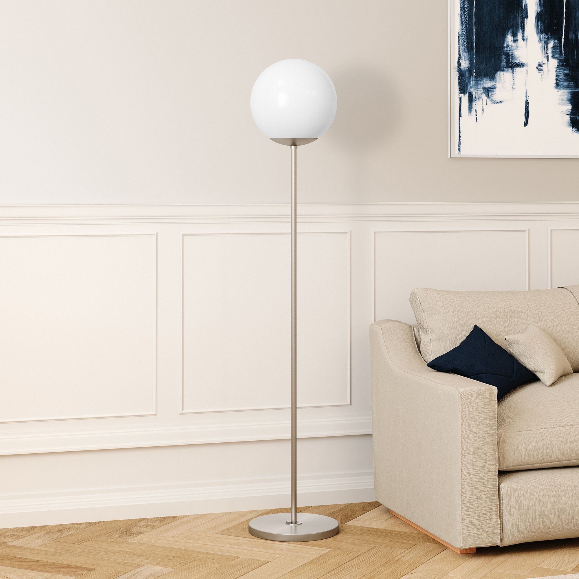 2020 Theia Globe Shade Floor Lamp – On Sale – Overstock – 23572461 Regarding Globe Standing Lamps (View 5 of 10)