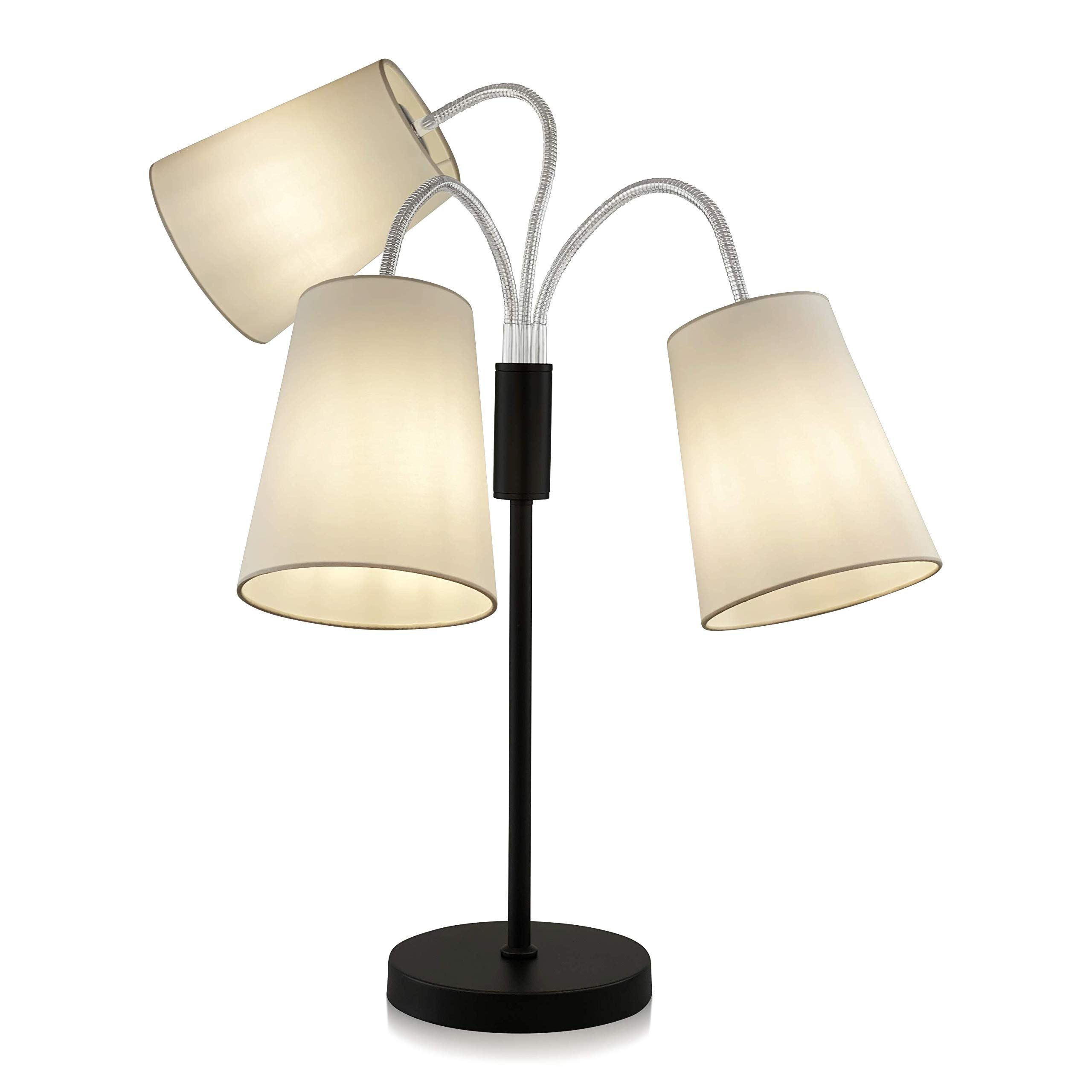 3 Light Adjustable Table Lamplight Accents – Medusa 3 Light Desk Lamp –  Multi Head Standing Intended For Preferred 3 Light Standing Lamps (View 8 of 10)