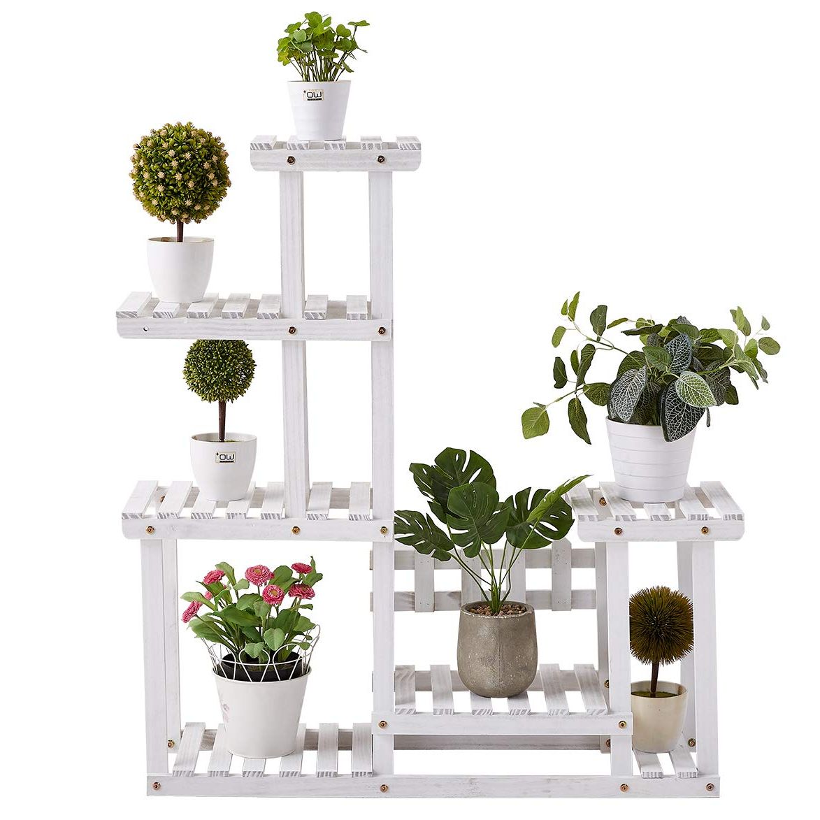 34 Inch Plant Stands Regarding Best And Newest Buy Rose Home Fashion Solid Pine Wood Plant Stand, Plant Stands Indoor,  Outdoor Plant Stand, Plant Shelf, Plant Stands, Antirust Screws,  White,overall Size: 33×34 Inch Online At Desertcartkuwait (View 9 of 10)