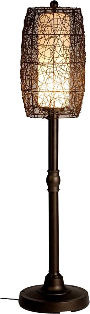 58 Inch Standing Lamps Throughout Well Known Bristol 68277 Bronze 58 Inch Floor Lamp With Walnut Shade – Automotive  General Purpose Light Bulbs – Amazon (View 4 of 10)