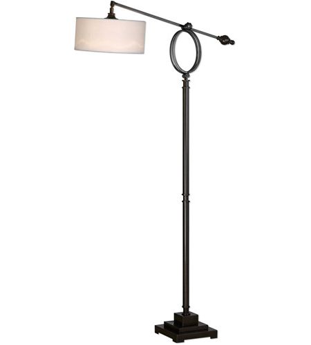 70 Inch Standing Lamps Intended For 2019 Uttermost 28082 1 Levisa 70 Inch 100 Watt Brushed Bronze Floor Lamp  Portable Light (View 4 of 10)