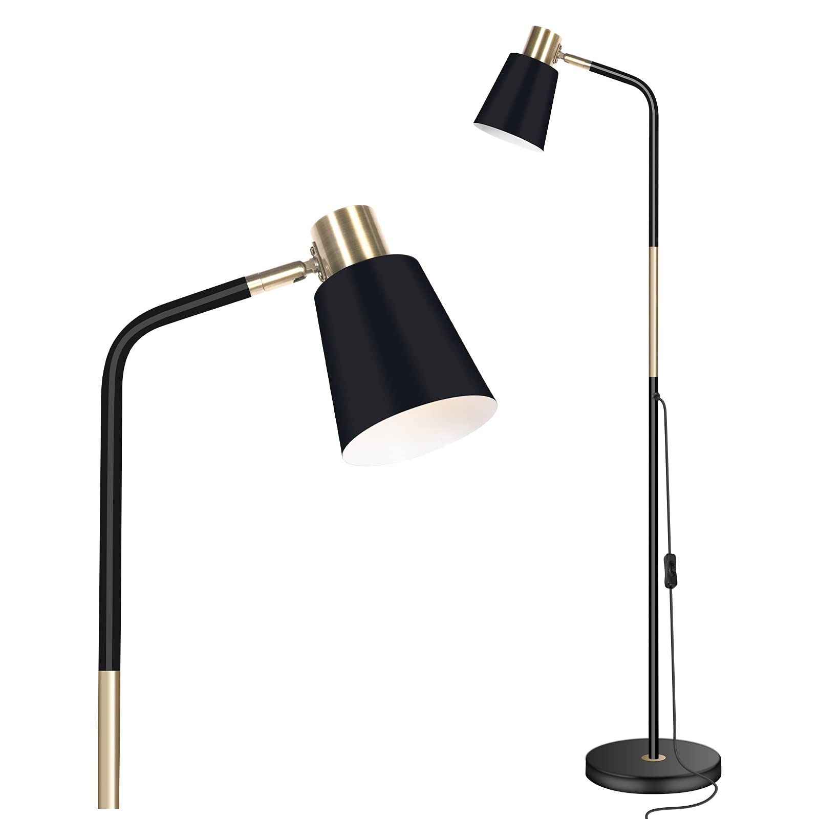 Adjustable Height Standing Lamps Throughout Well Known Niosta Floor Lamp, Industrial Floor Lamp Height Adjustable 360°rotation  Lampshade Modern Standing Lamp, Floor (View 2 of 10)