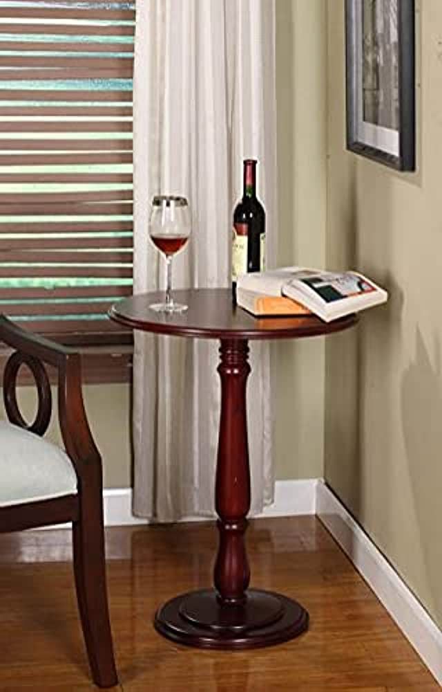 Amazon: Inroom Designs Pedestal Plant Stand Finish: Cherry : Office  Products Pertaining To Best And Newest Cherry Pedestal Plant Stands (View 10 of 10)