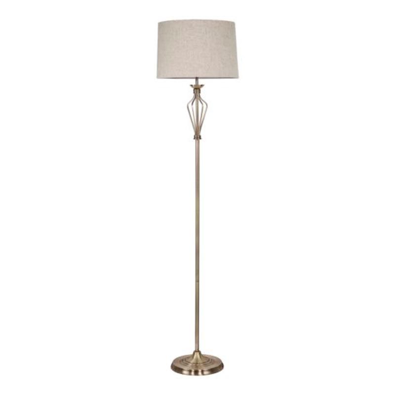 Antique Brass Standing Lamps Regarding Current Antique Brass Floor Lamp – House Of Lights, Wicklow / Dublin (View 10 of 10)
