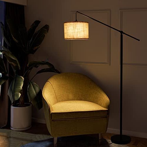 Cantilever Standing Lamps With Regard To Well Liked Suraielec Arc Floor Lamp, Overhang Cantilever Standing Floor Lamp For  Couch, Sofa, Reading, Living Room, Bedroom, (View 4 of 10)