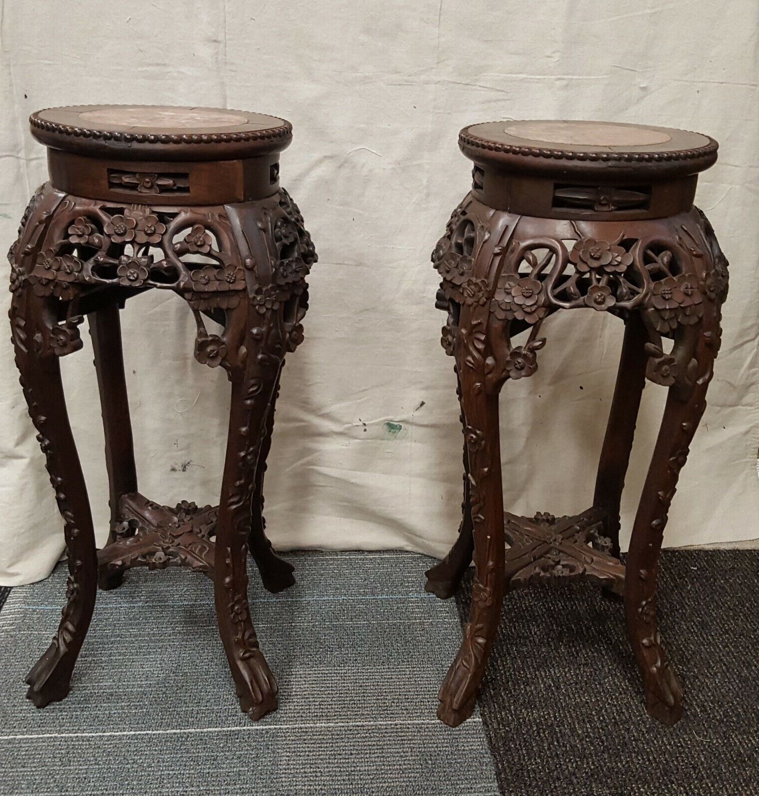 Ebay Intended For Carved Plant Stands (View 5 of 10)
