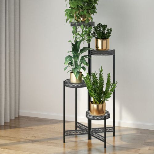 Ebay With Preferred Four Tier Metal Plant Stands (View 8 of 10)