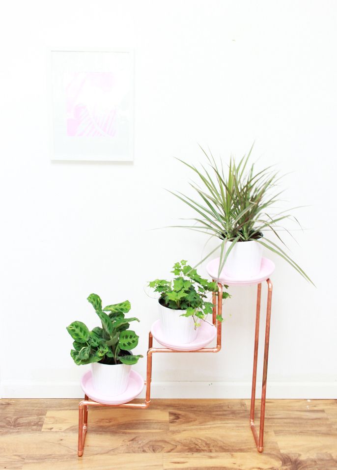 Fashionable Diy 3 Tiered Copper Planter – A Bubbly Life Pertaining To Copper Plant Stands (View 4 of 10)