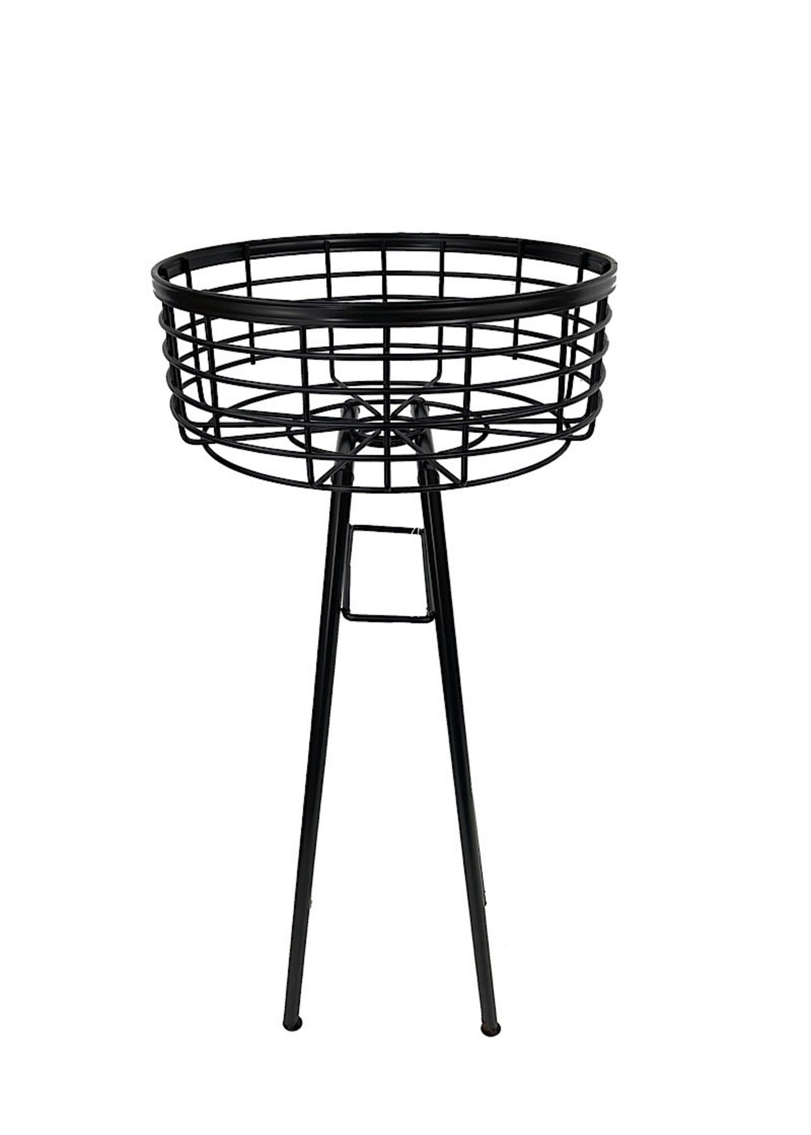 Fashionable Wire Basket Plant Stand 24 Inch – The Garden Corner Throughout 24 Inch Plant Stands (View 4 of 10)
