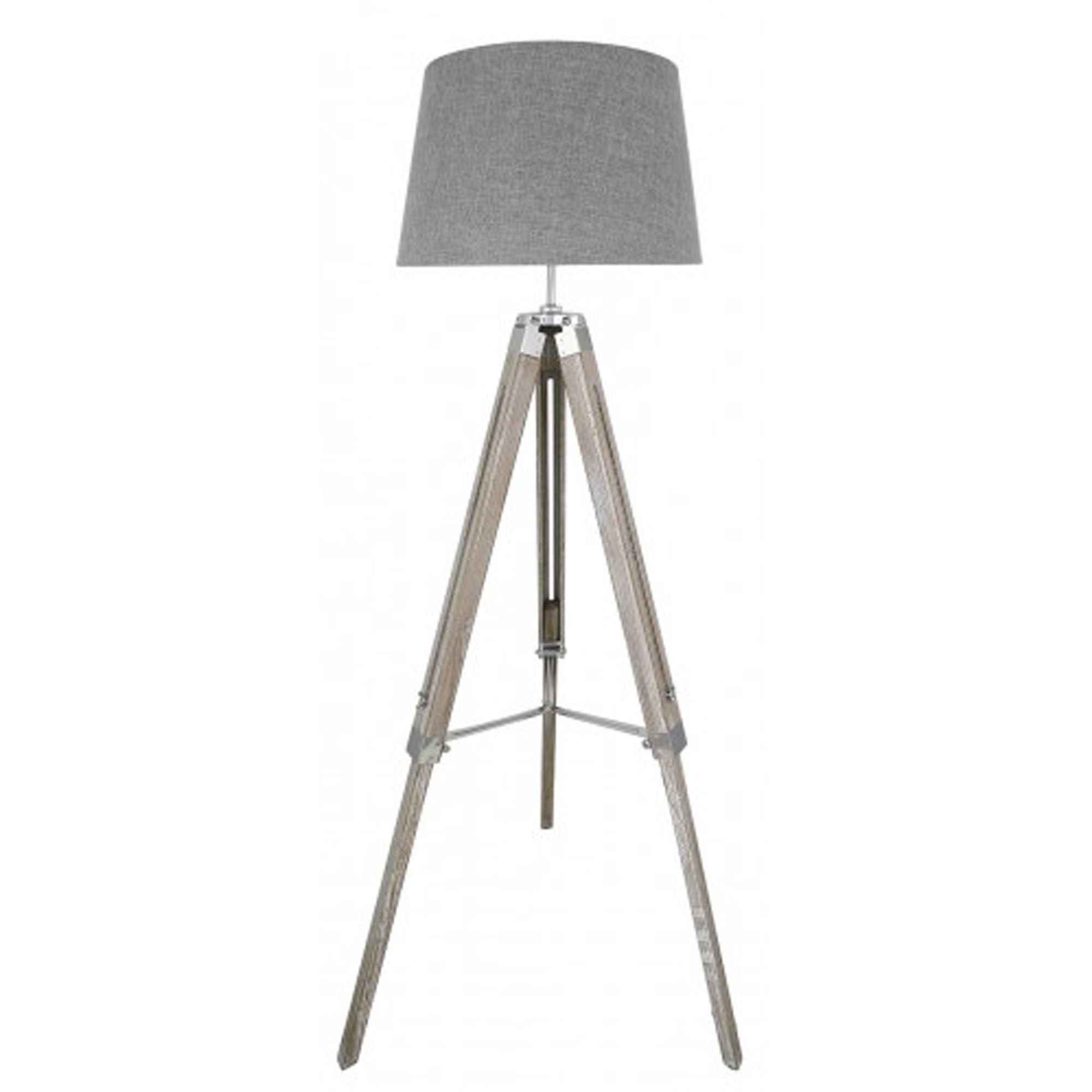 Floor Standing Lamps Throughout Well Known Grey Shade Standing Lamps (View 7 of 10)
