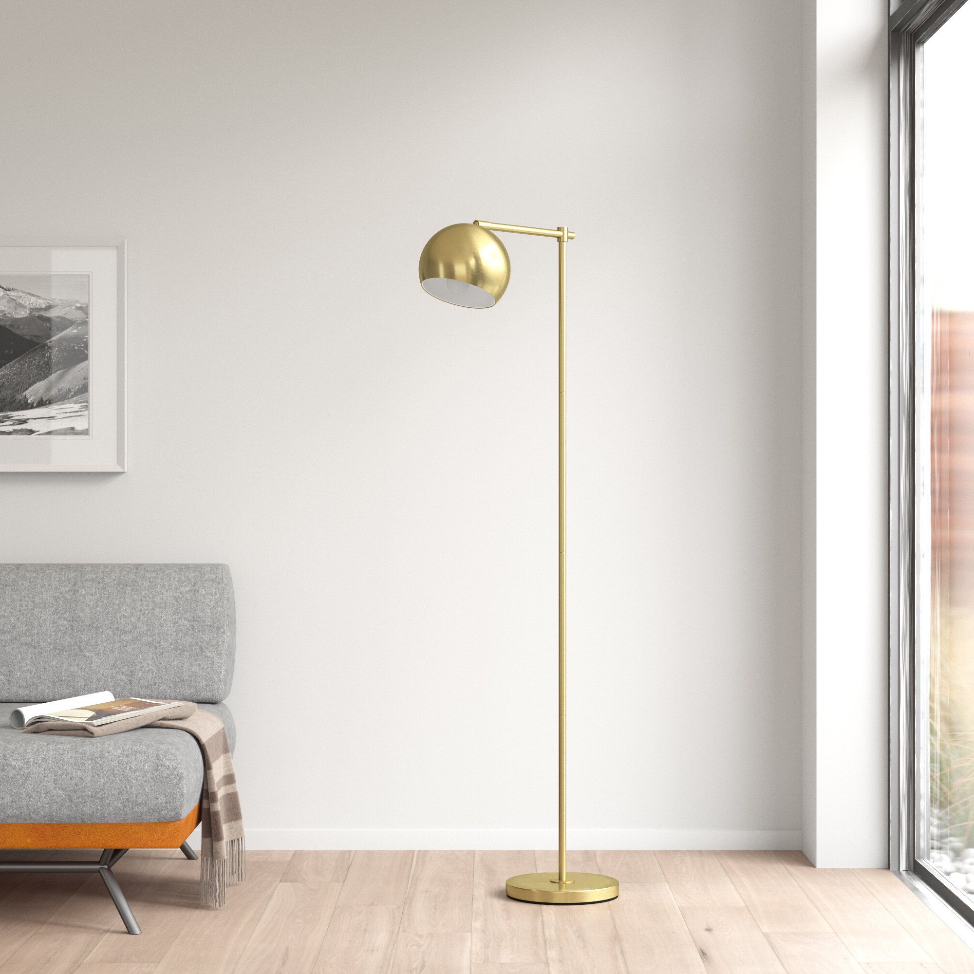 Gold Floor Lamps You'll Love In  (View 1 of 10)