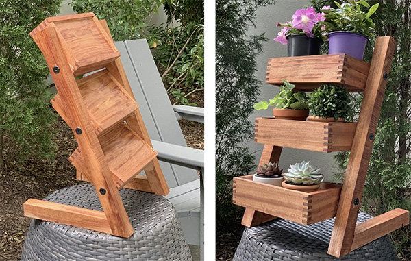 How To Make A Small Three Tier Plant Stand Regarding Most Recent Three Tiered Plant Stands (View 8 of 10)