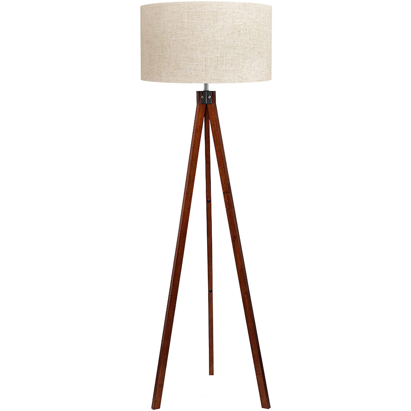 Lepower Wood Tripod Floor Lamp, Mid Century Standing Lamp, Modern Design  Studying Light For Living Room, Inside 2019 Wood Tripod Standing Lamps (View 1 of 10)