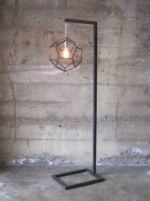 Metal Lamp Design, Modern Floor Lamps, Welded Furniture (View 7 of 10)