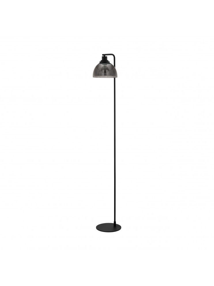 Modern Design Floor Lamp Smoked Glass 1 Light Gl0587 Within Widely Used Smoke Glass Standing Lamps (View 1 of 10)