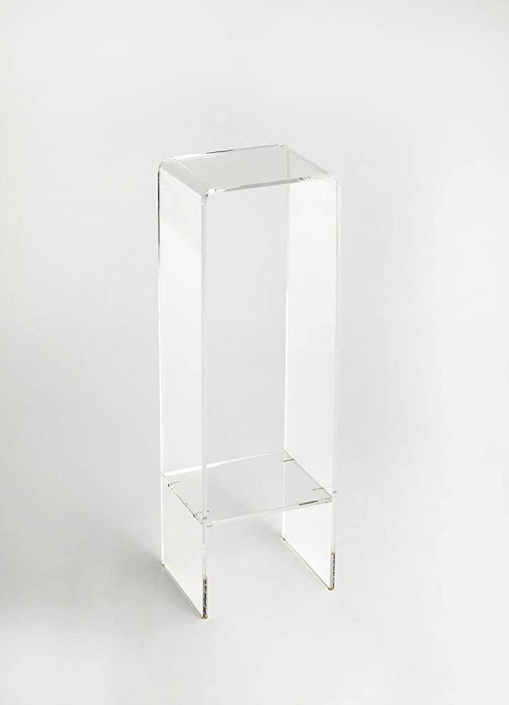 Most Recent Crystal Clear Plant Stands Throughout Amazon: Butler Crystal Clear Acrylic Plant Stand : Patio, Lawn & Garden (View 1 of 10)