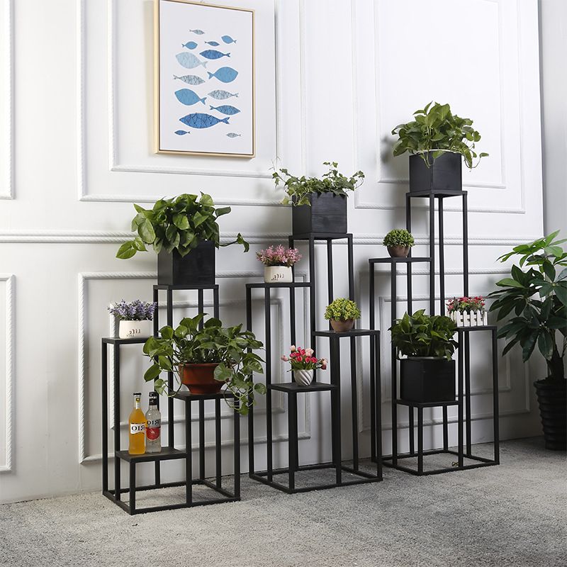 Most Recent Iron Plant Stands Regarding 4 Layers Metal Floor Iron Plant Stand Planter Modern Fashion Classic Nordic  Metal Shelf Indoor Plant Flower Rack Dropshipping (View 7 of 10)