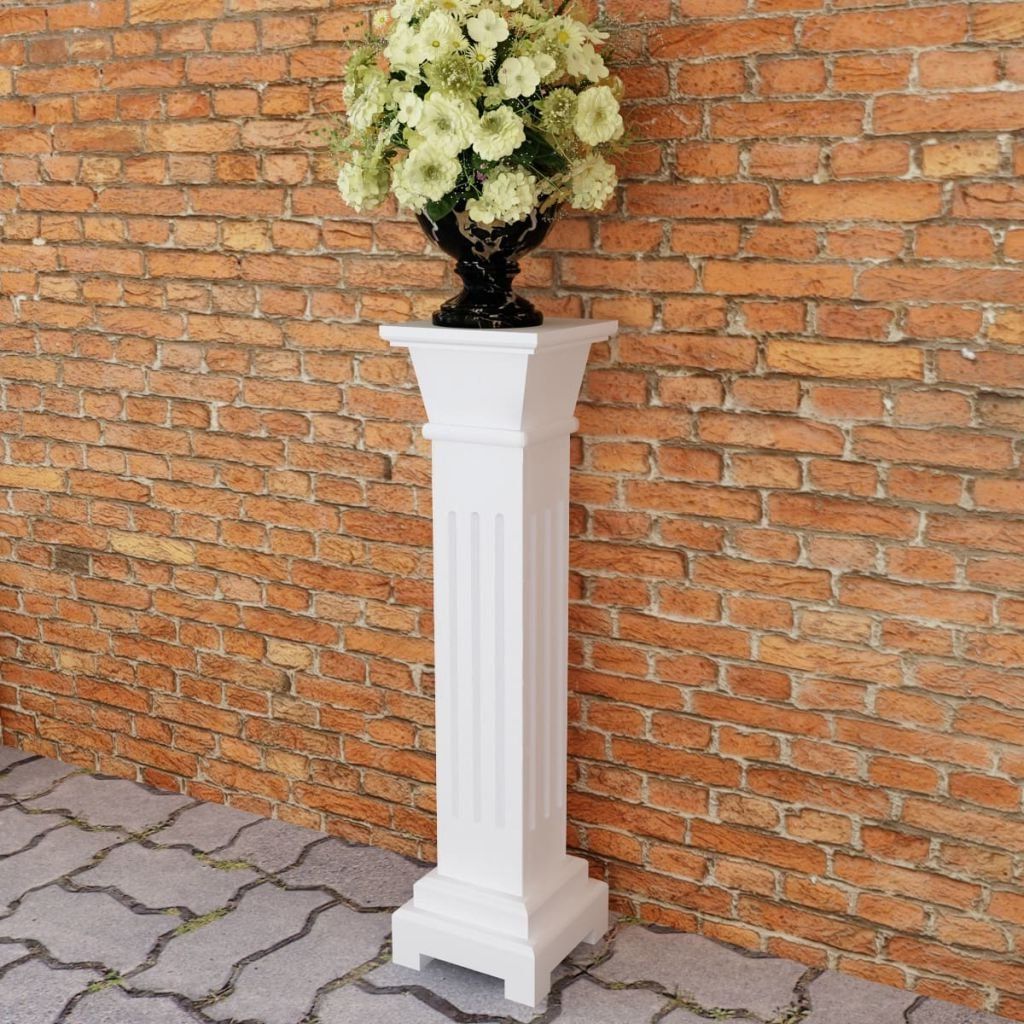 Most Up To Date Pillar Plant Stands Within Festnight Classic Pedestal Pillar Plant Flower Plate Stand Home Decorative  Party Garden Hallway Patio Yard Decor Column Pillar Suit For Both Indoor  And Outdoor : Amazon (View 2 of 10)