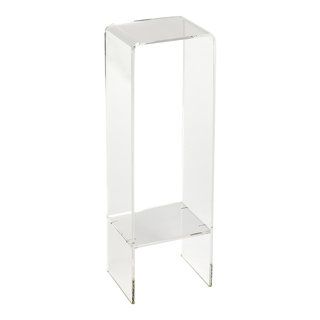 Newest Crystal Clear Plant Stands Throughout Butler Crystal Clear Acrylic Plant Stand – Contemporary – Plant Stands And  Telephone Tables  Hedgeapple (View 4 of 10)